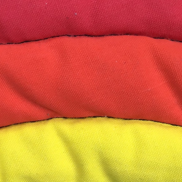 Vintage Handmade Quilted Puffy Rainbow & Clouds Wall Wall Hanging Decor - Picture 5 of 8